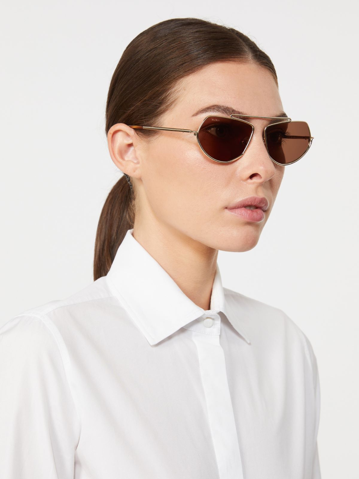 Square sunglasses - Brown