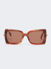 Square sunglasses - Rust