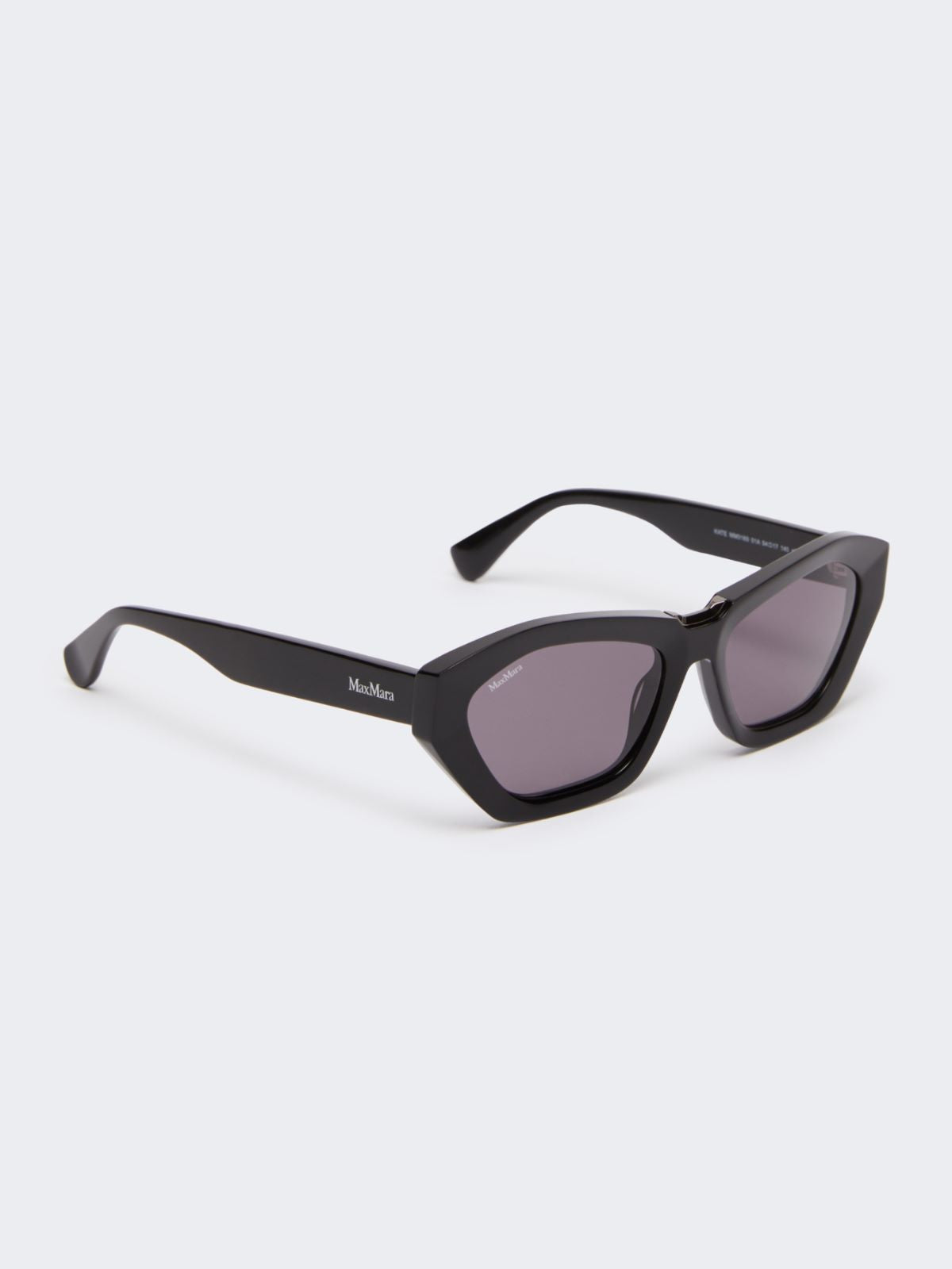 Square bold sunglasses - Black