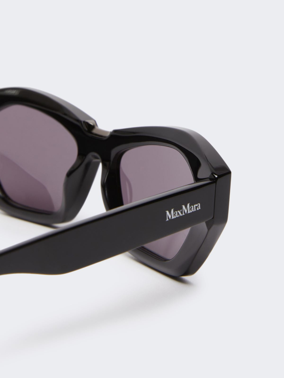 Square bold sunglasses - Black