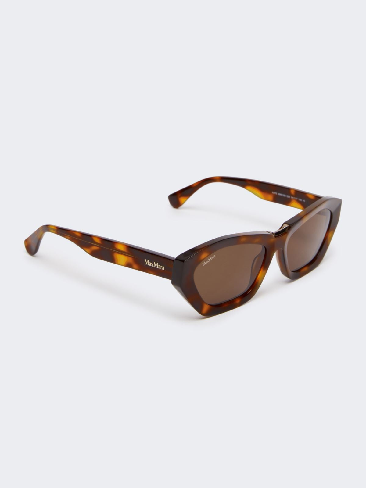 Square bold sunglasses - Tawny bronze brown