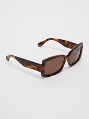 Square sunglasses - Tawny bronze brown