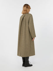 Double-faced wool coat - Green