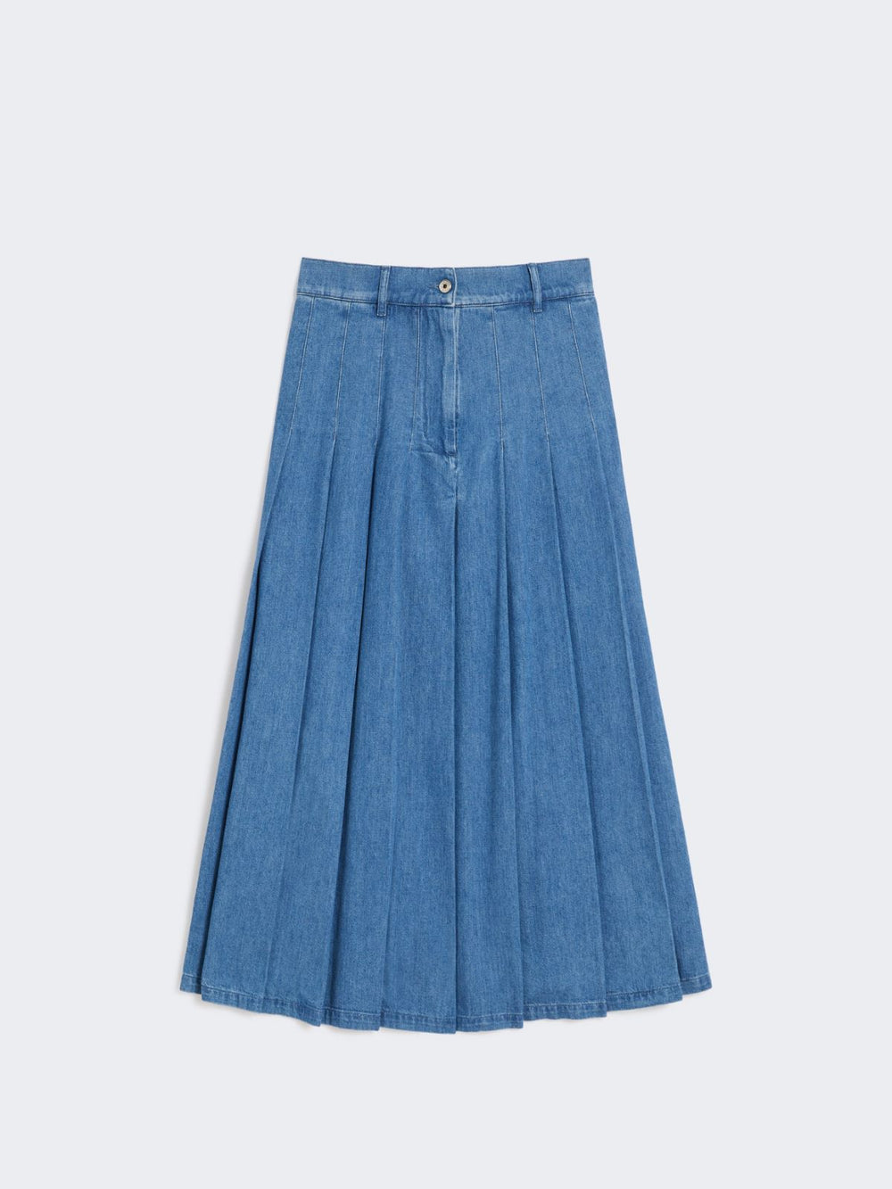 Cotton denim skirt - Navy