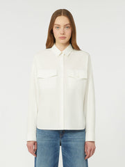 Cotton Oxford shirt - White