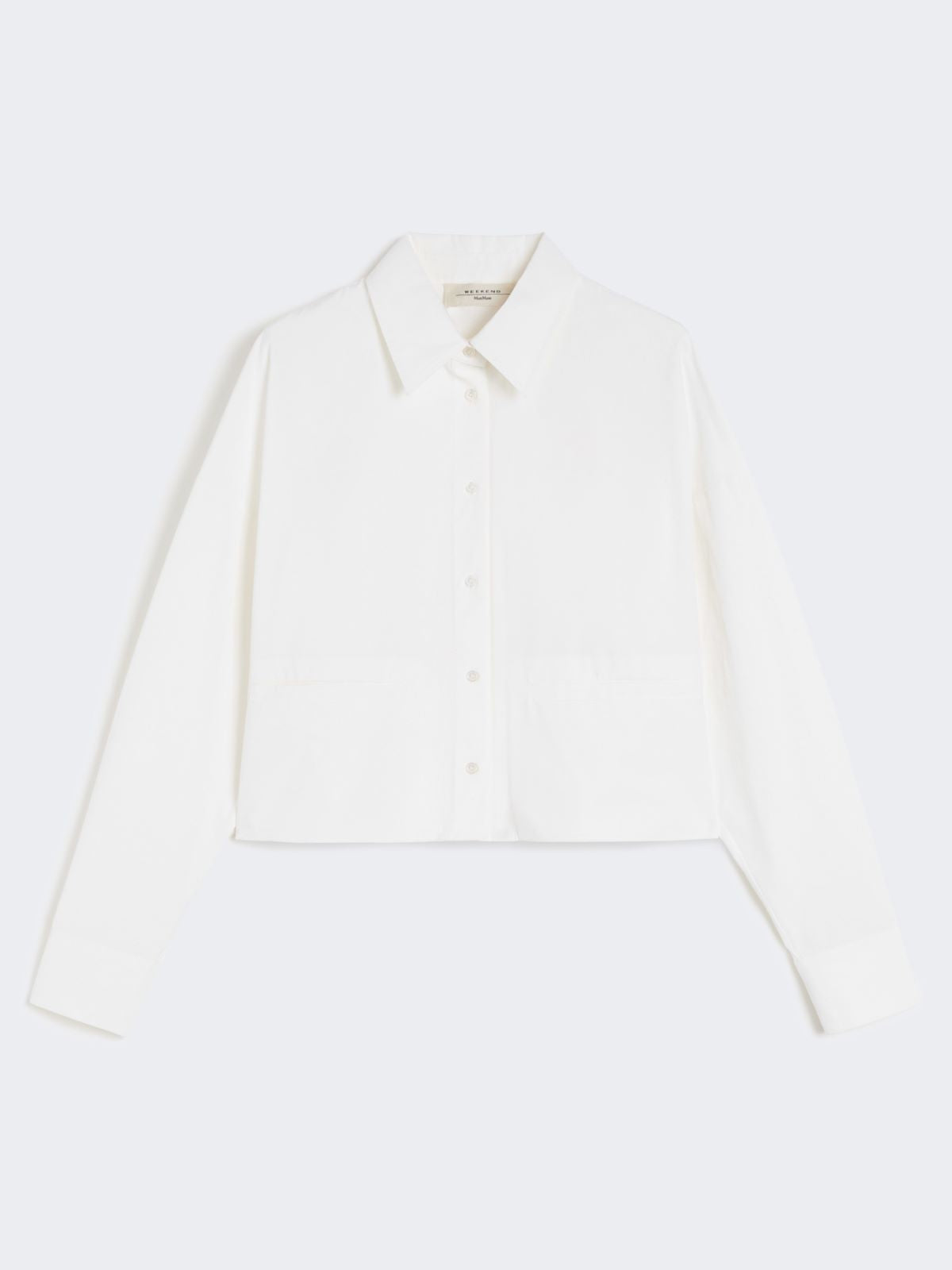 Boxy-fit heavy cotton shirt - White