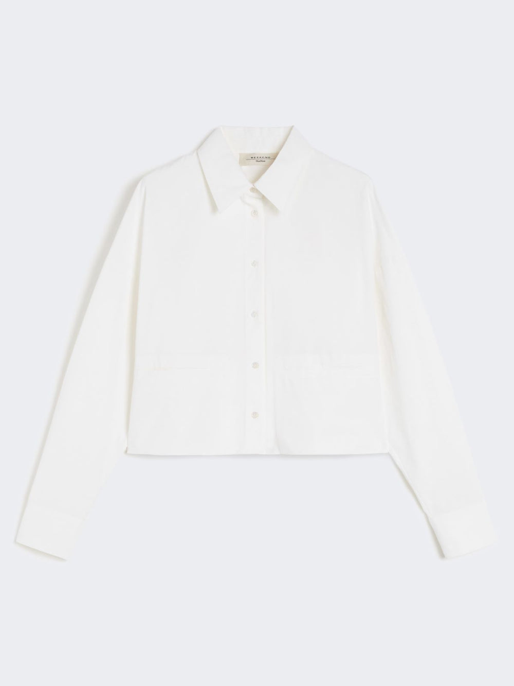 Boxy-fit heavy cotton shirt - White