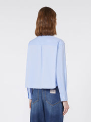 Cotton Oxford shirt - Light blue