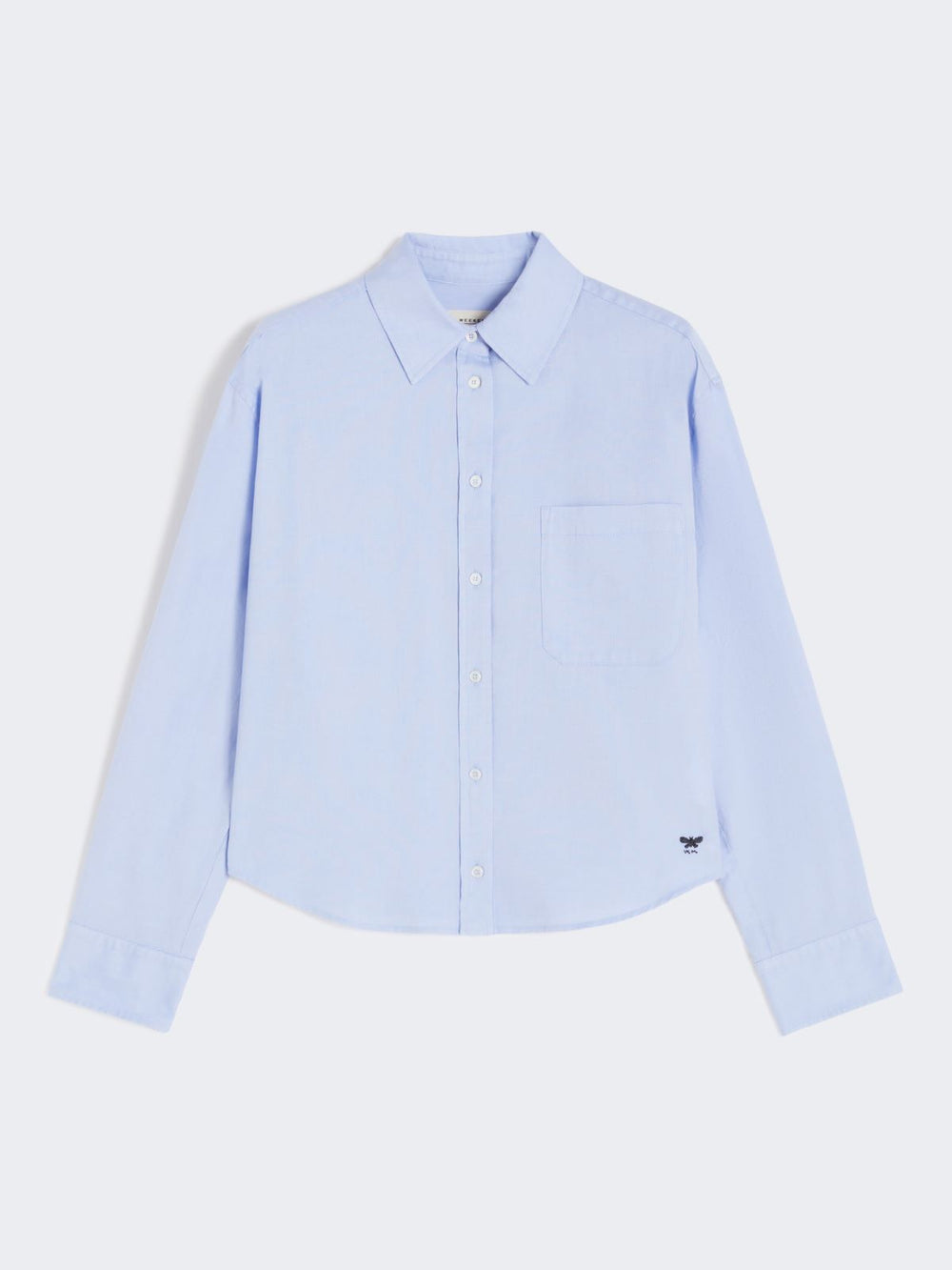 Cotton Oxford shirt - Light blue