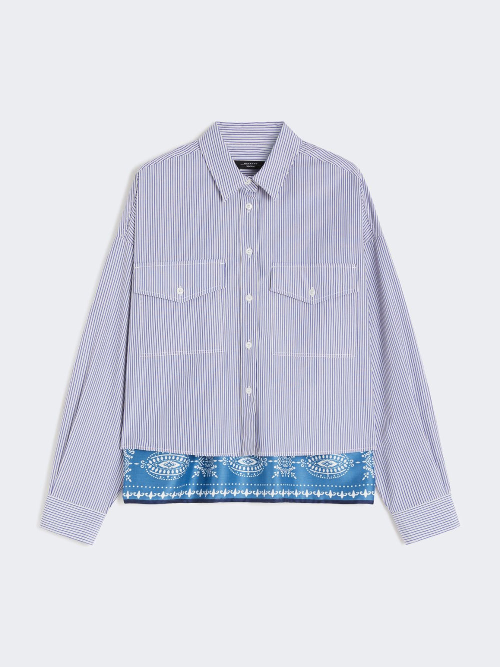 Heavy cotton canvas shirt - Navy