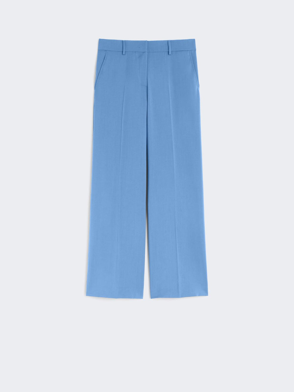 Woollen cloth palazzo trousers - Light blue
