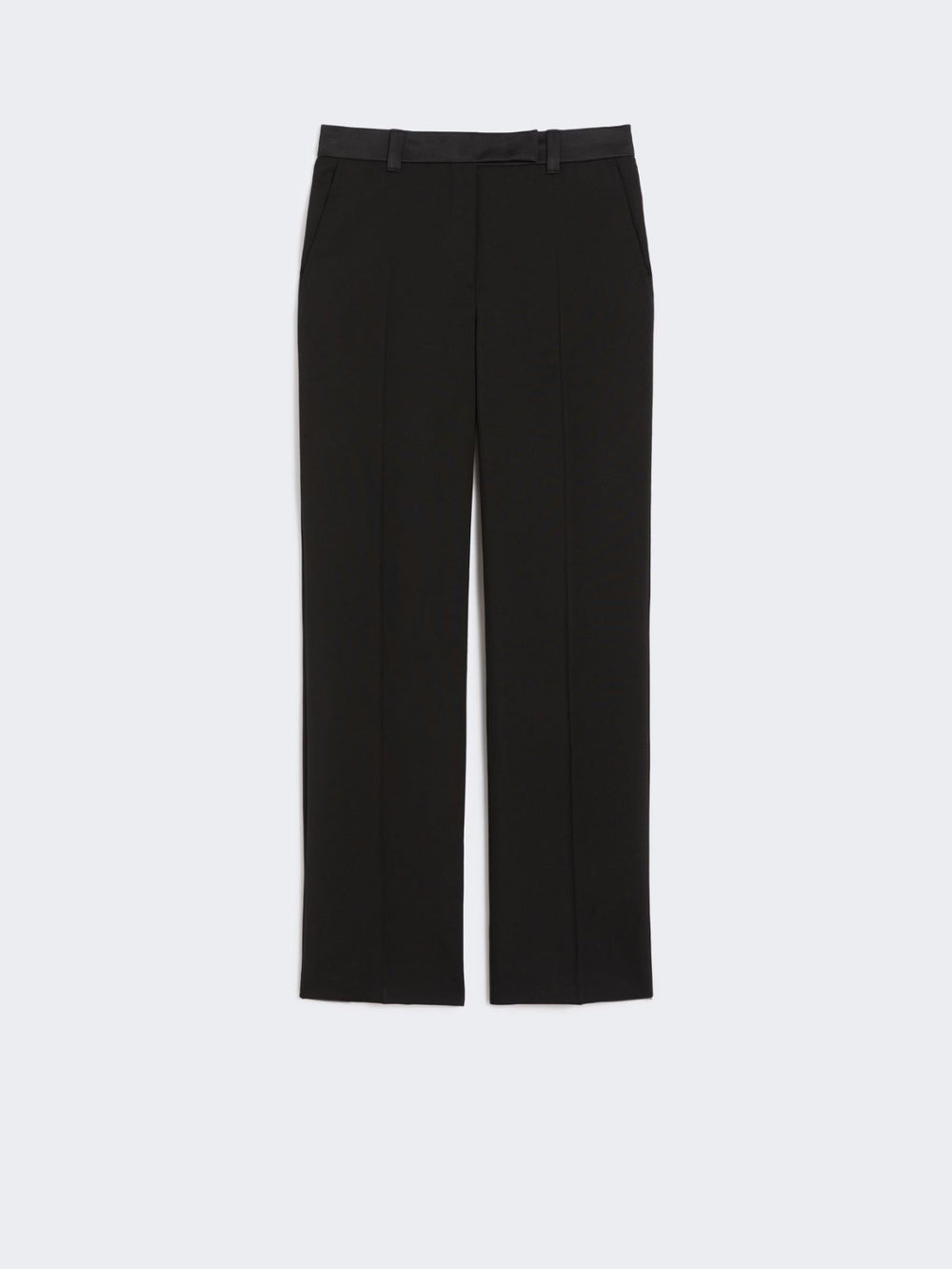 Wool cloth trousers - Black