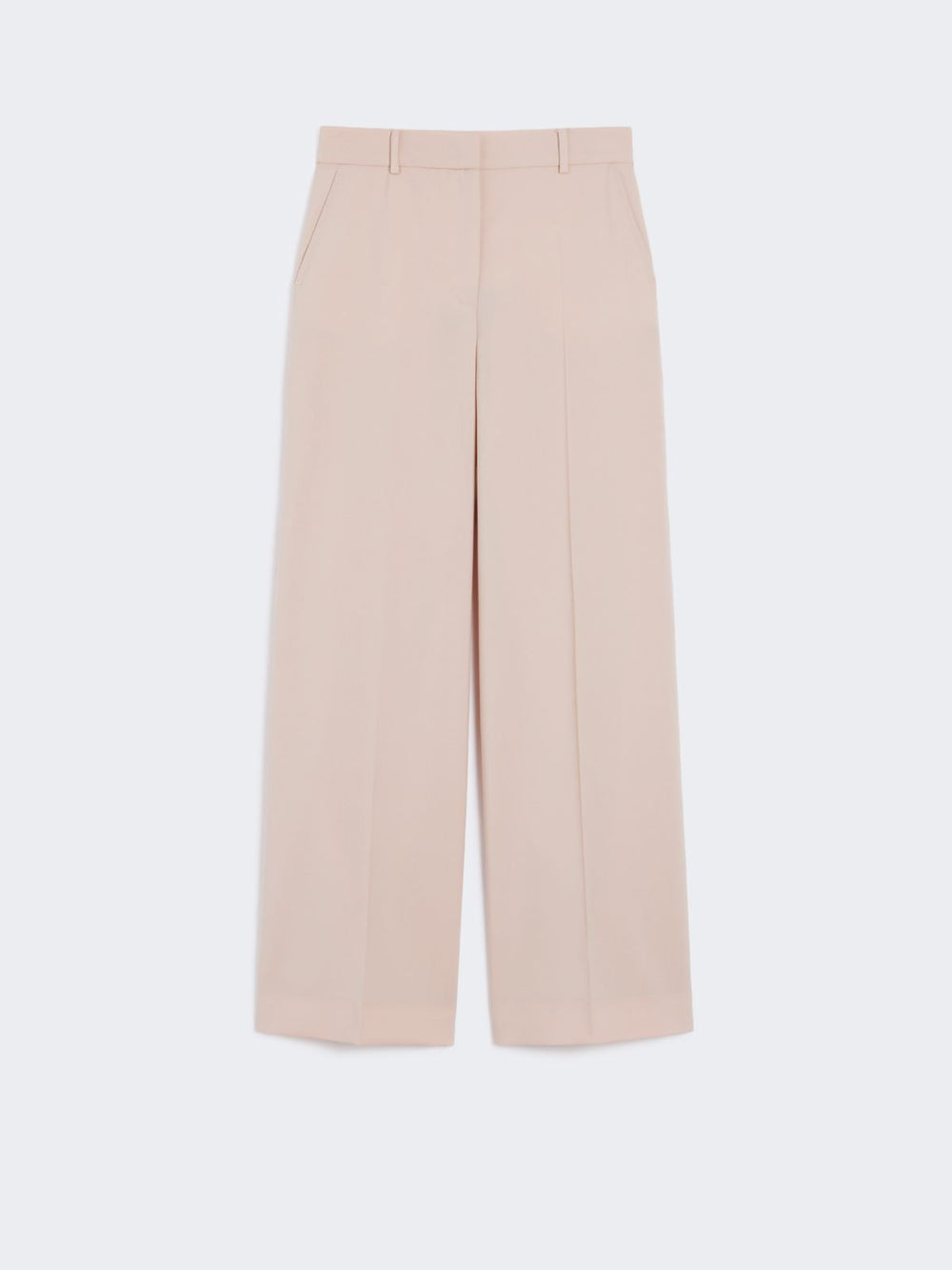Wool palazzo trousers - Powder