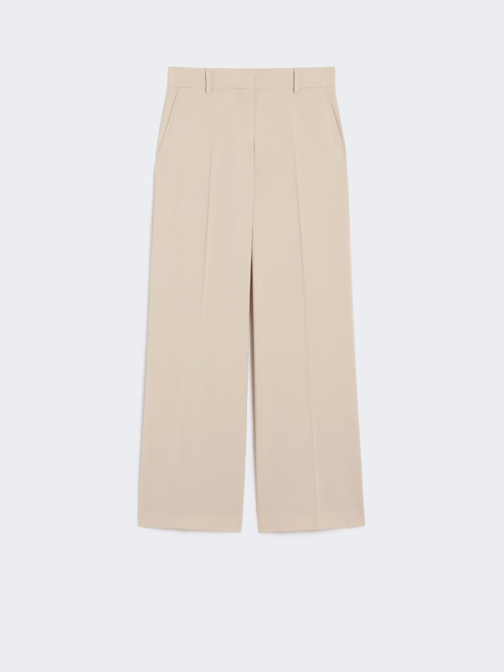 Wool palazzo trousers - Beige