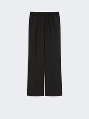 Technical gabardine wool trousers‎‎ - Black