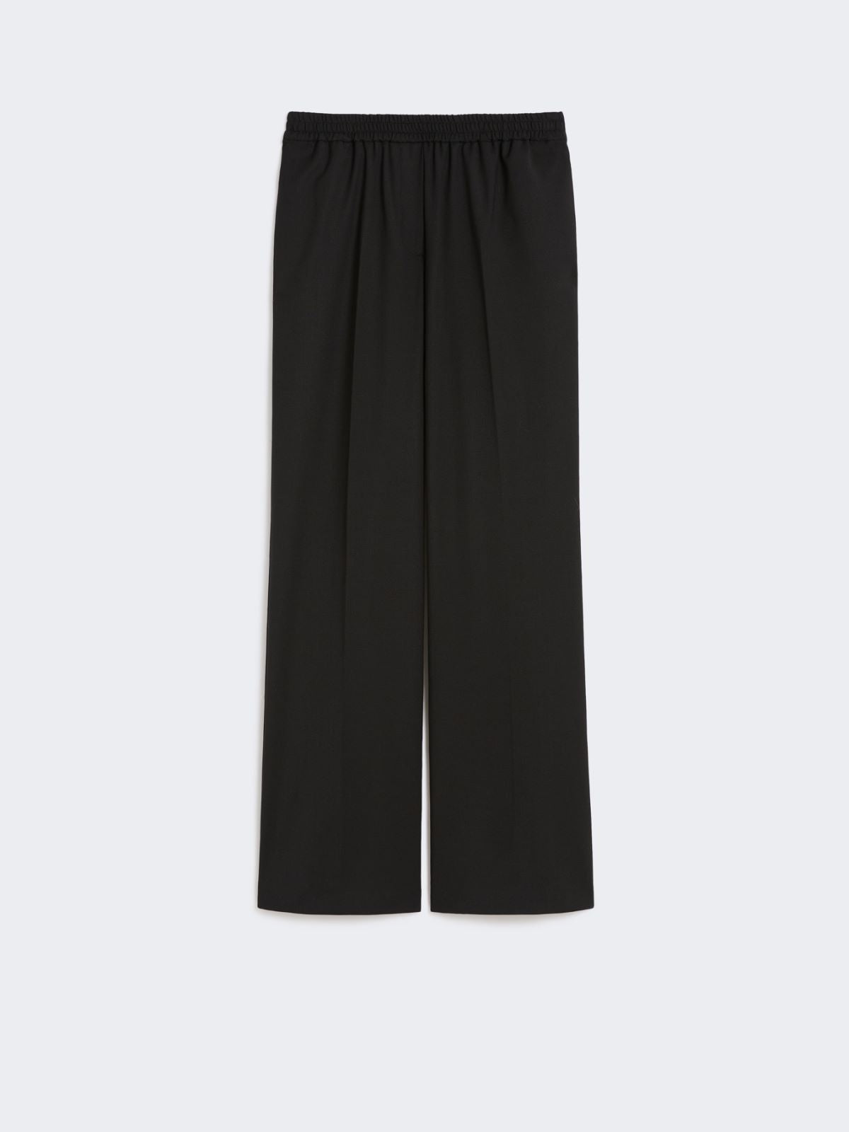 Technical gabardine wool trousers‎‎ - Black