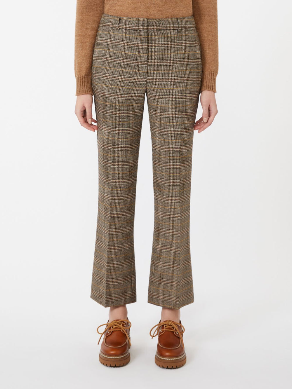 Batavia wool trousers - Chocolate