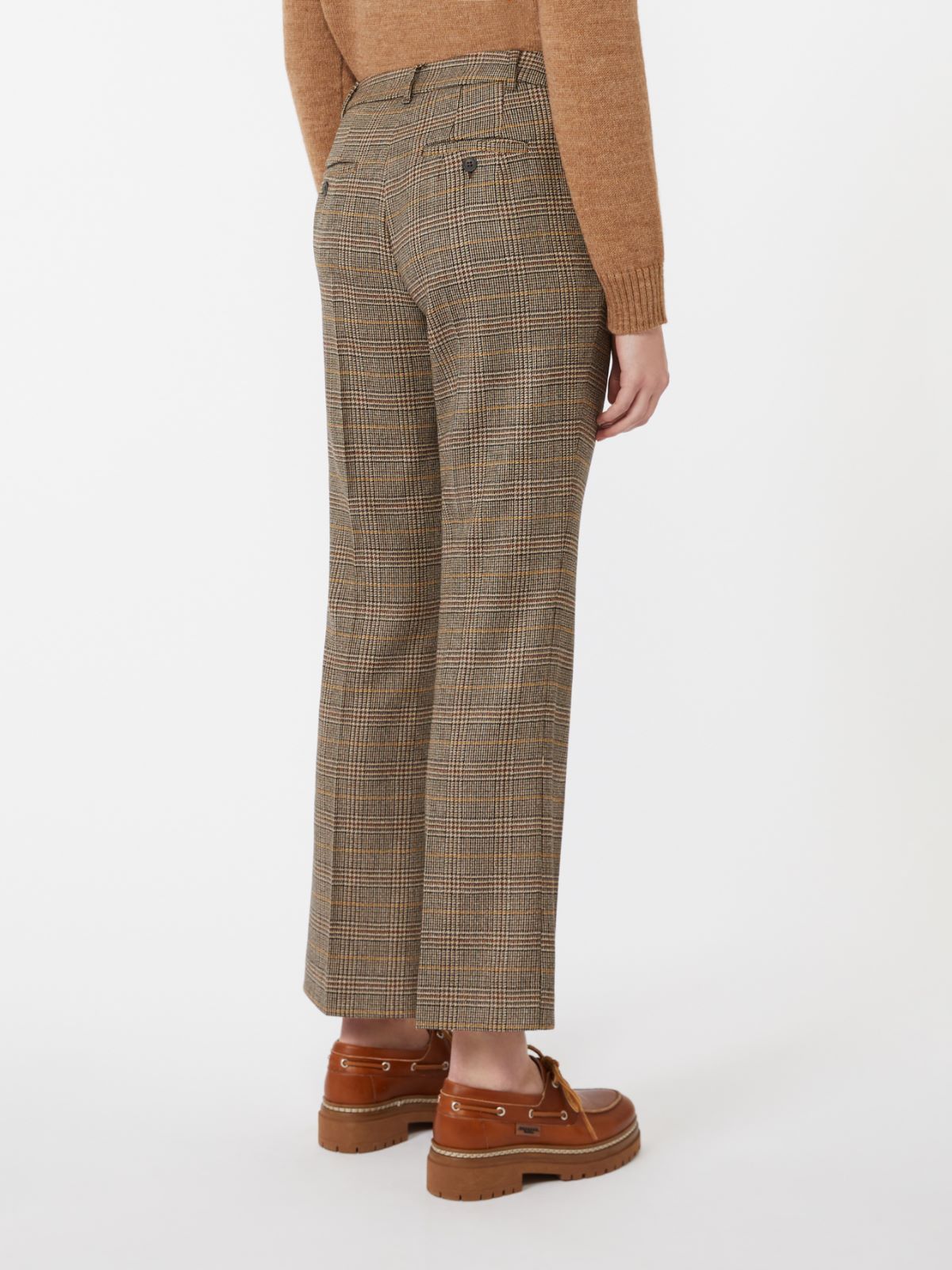 Batavia wool trousers - Chocolate