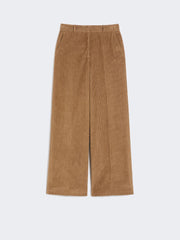 Wide-leg corduroy trousers - Hazelnut brown