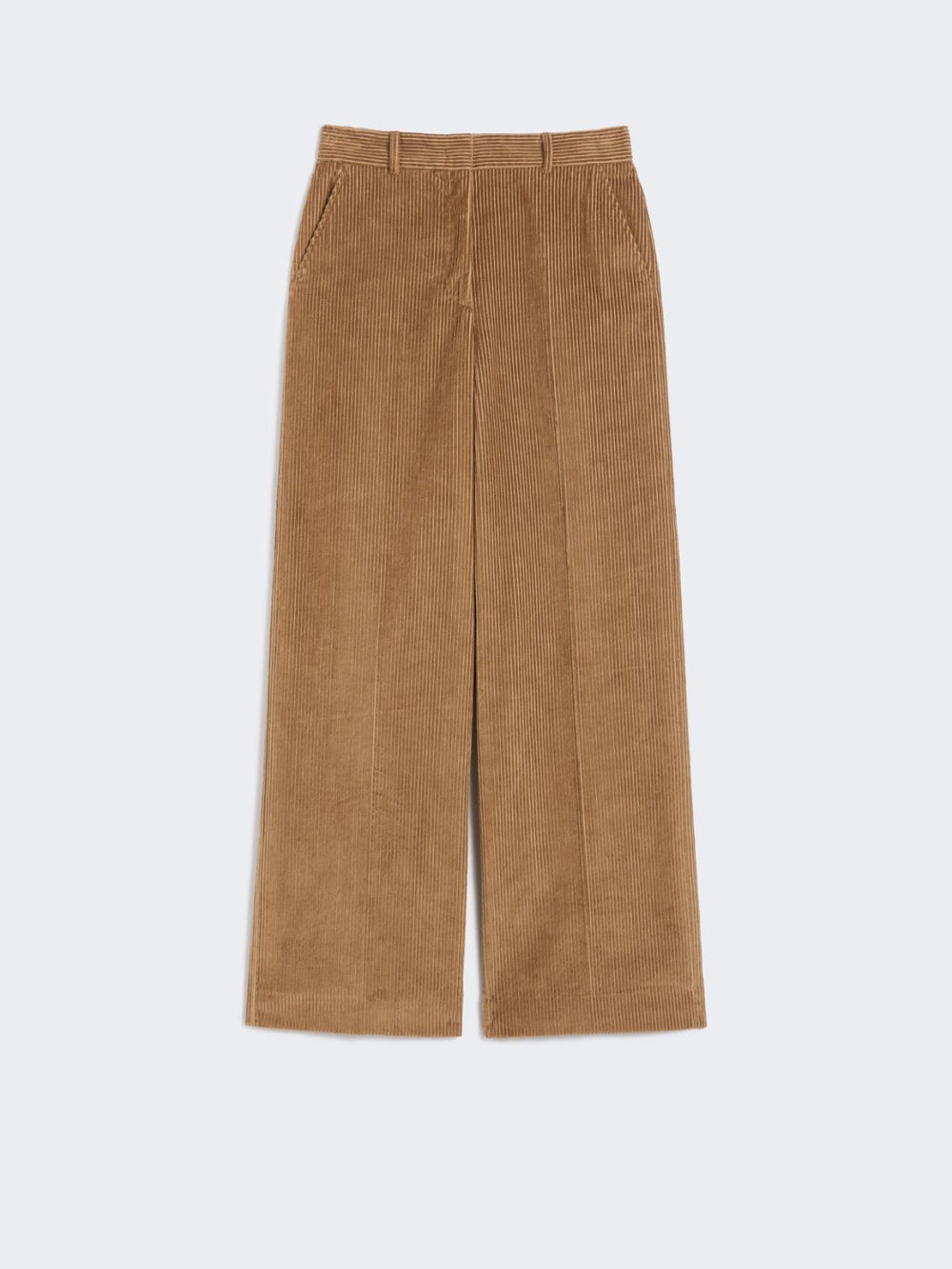 Wide-leg corduroy trousers - Hazelnut brown