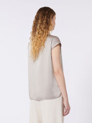 Feminine satin top - Nudo