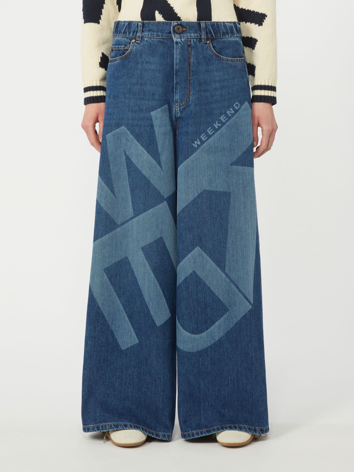 Authentic cotton denim jeans - Navy