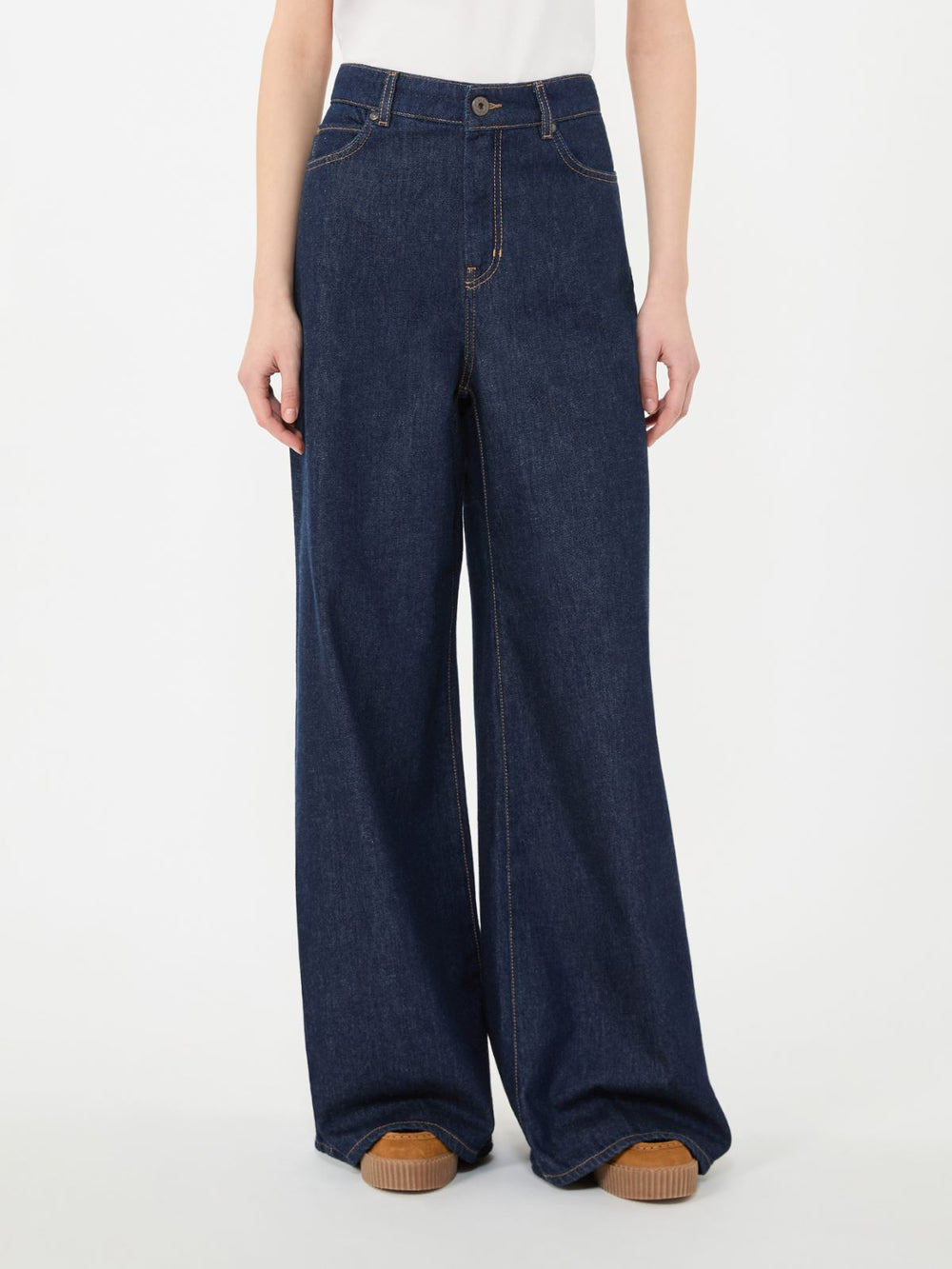 Soft cotton denim jeans - Navy