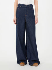 Soft cotton denim jeans - Navy