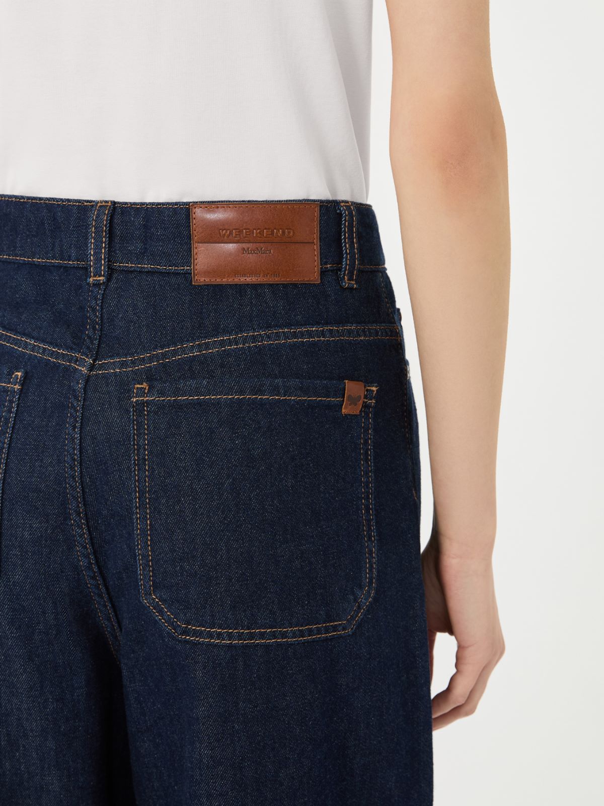 Soft cotton denim jeans - Navy