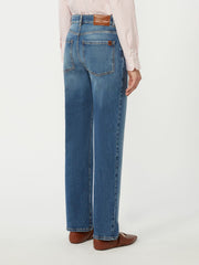 Straight-leg denim jeans - Navy