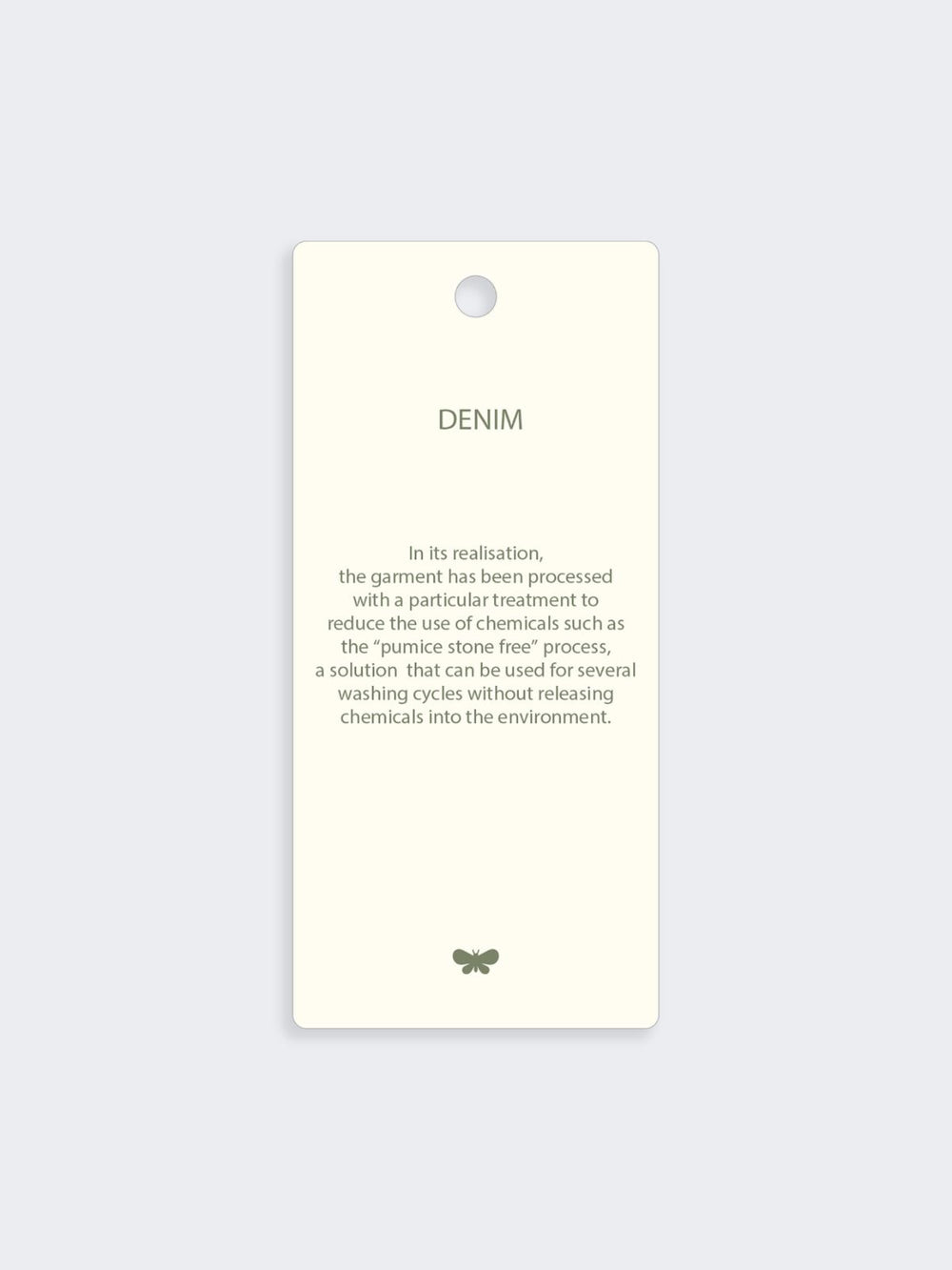 Wide cotton denim jeans - Navy