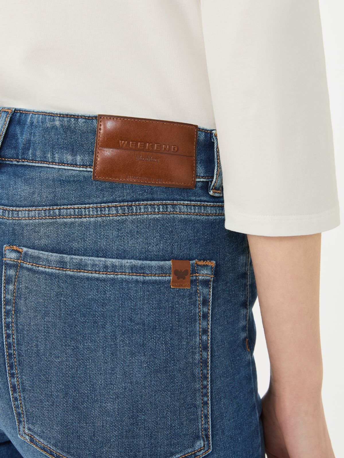 Stretch denim skinny jeans - Navy