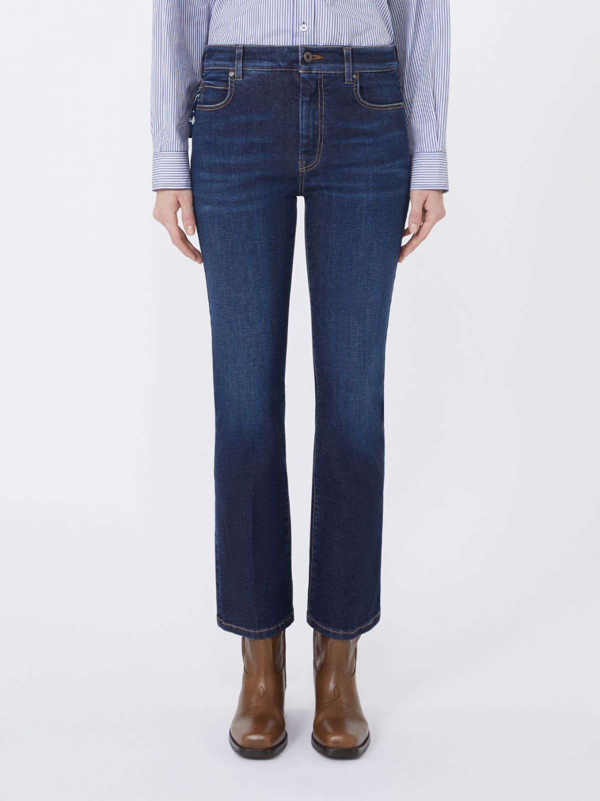 Slim-fit denim jeans - Navy