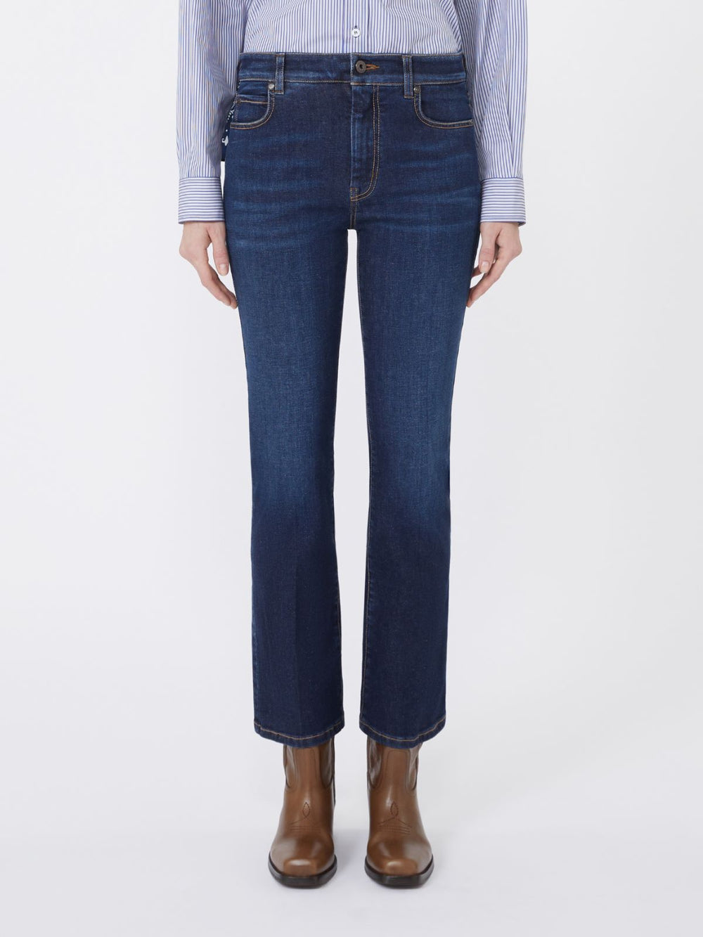 Slim-fit denim jeans - Navy