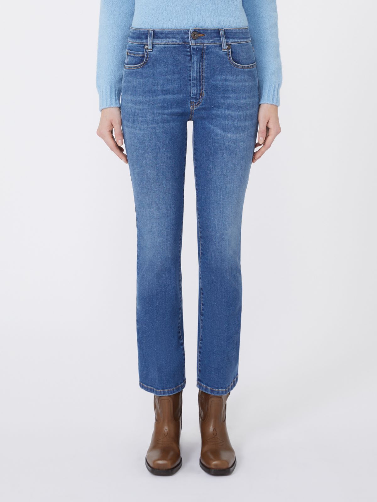 Slim-fit denim jeans - Navy