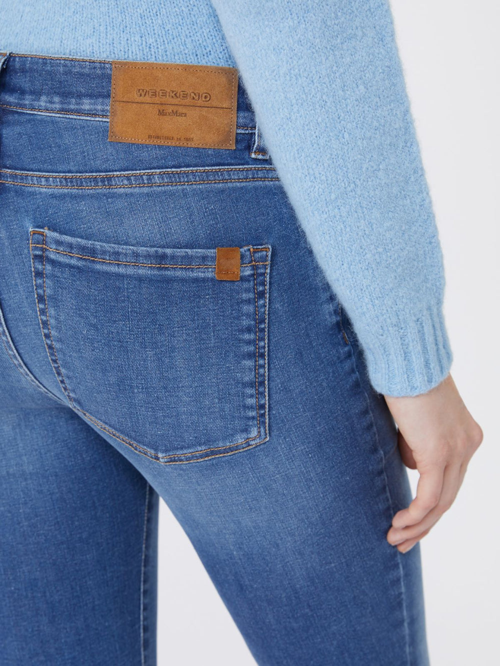 Slim-fit denim jeans - Navy