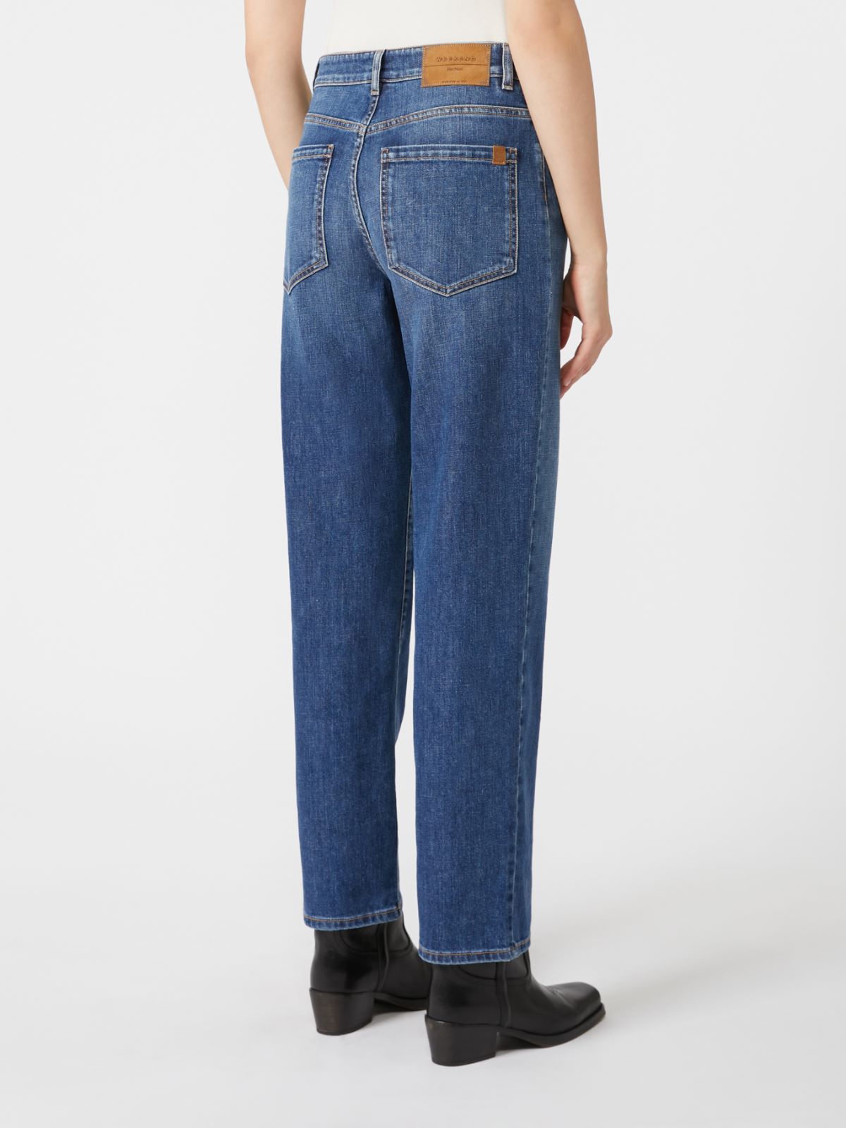 Straight-fit denim jeans - Navy