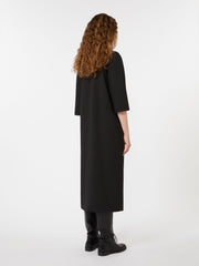 Woollen cloth dress - Black