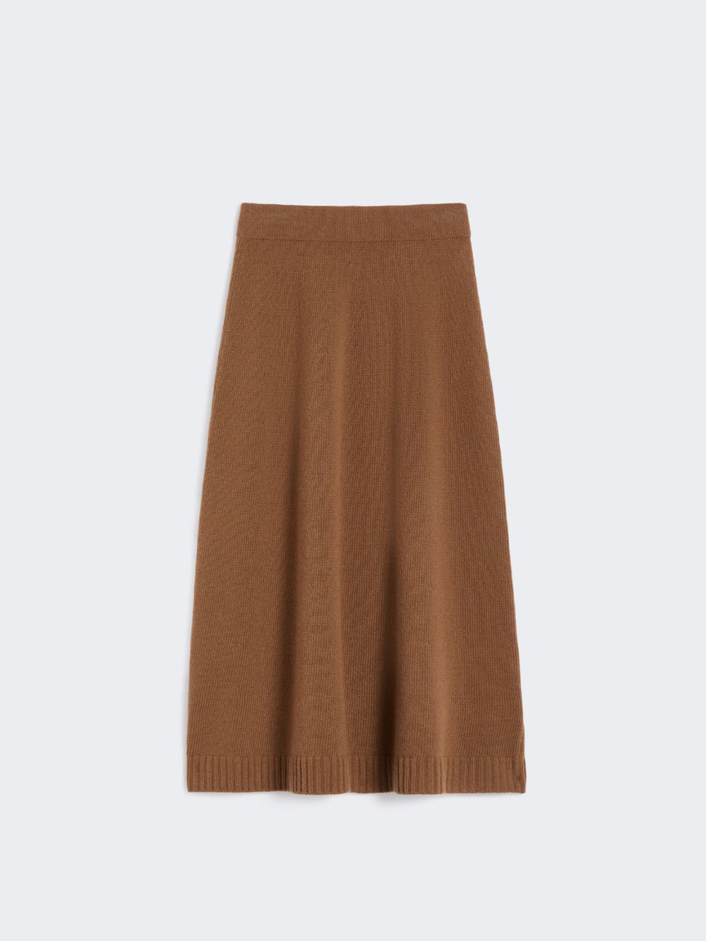 Wool knit skirt - Hazelnut brown