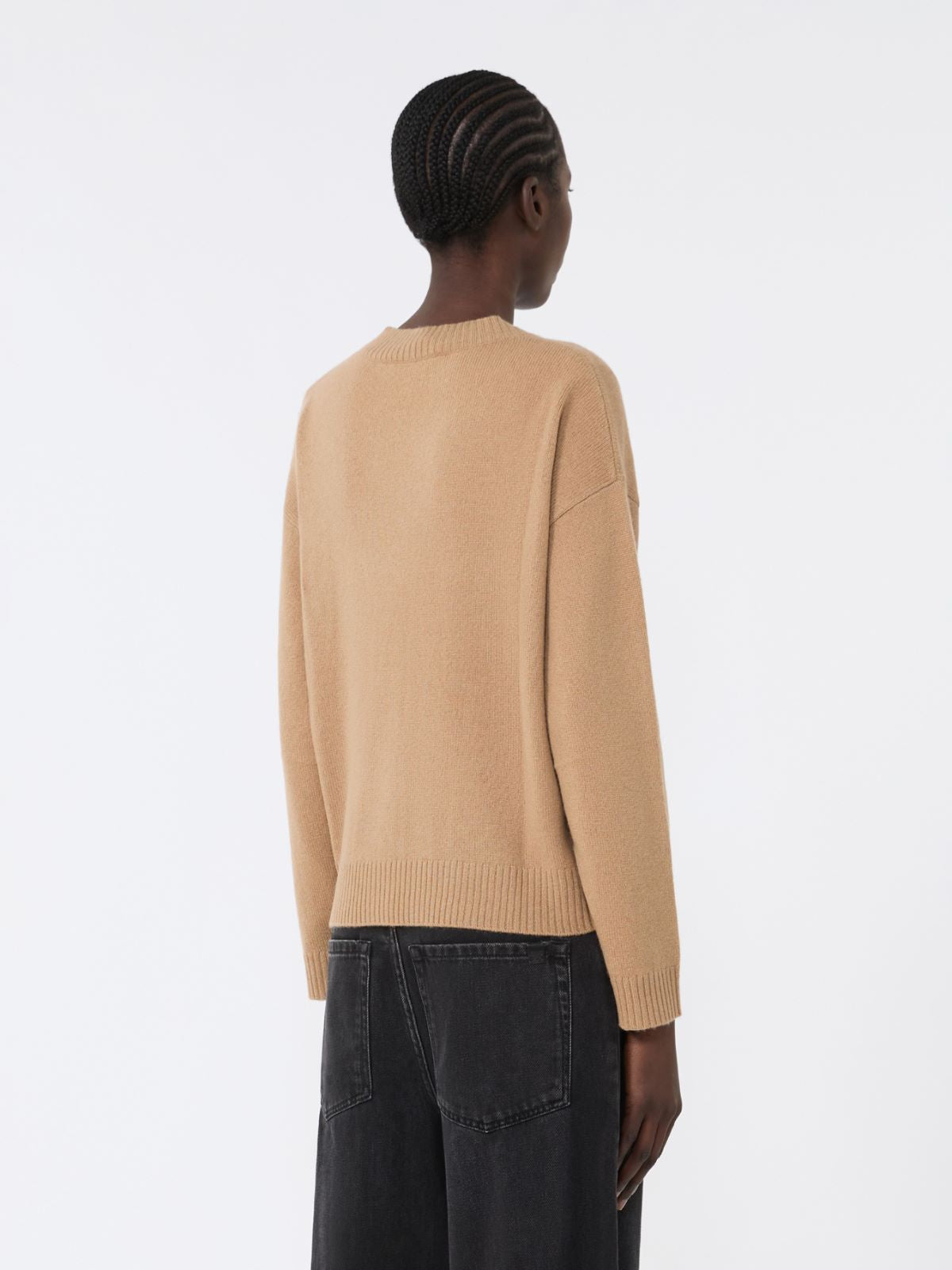 Cashmere knit cardigan - Camel