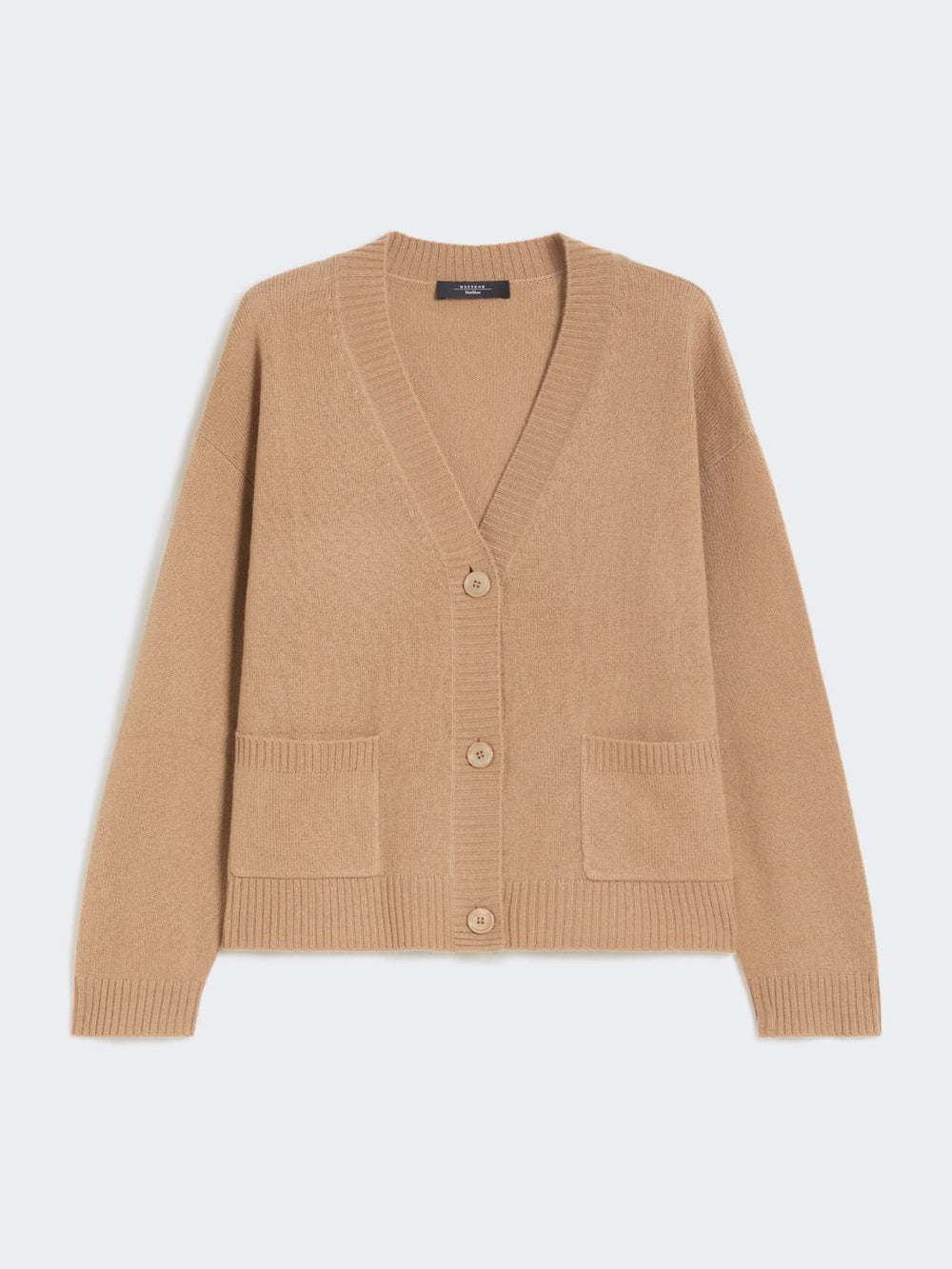 Cashmere knit cardigan - Camel
