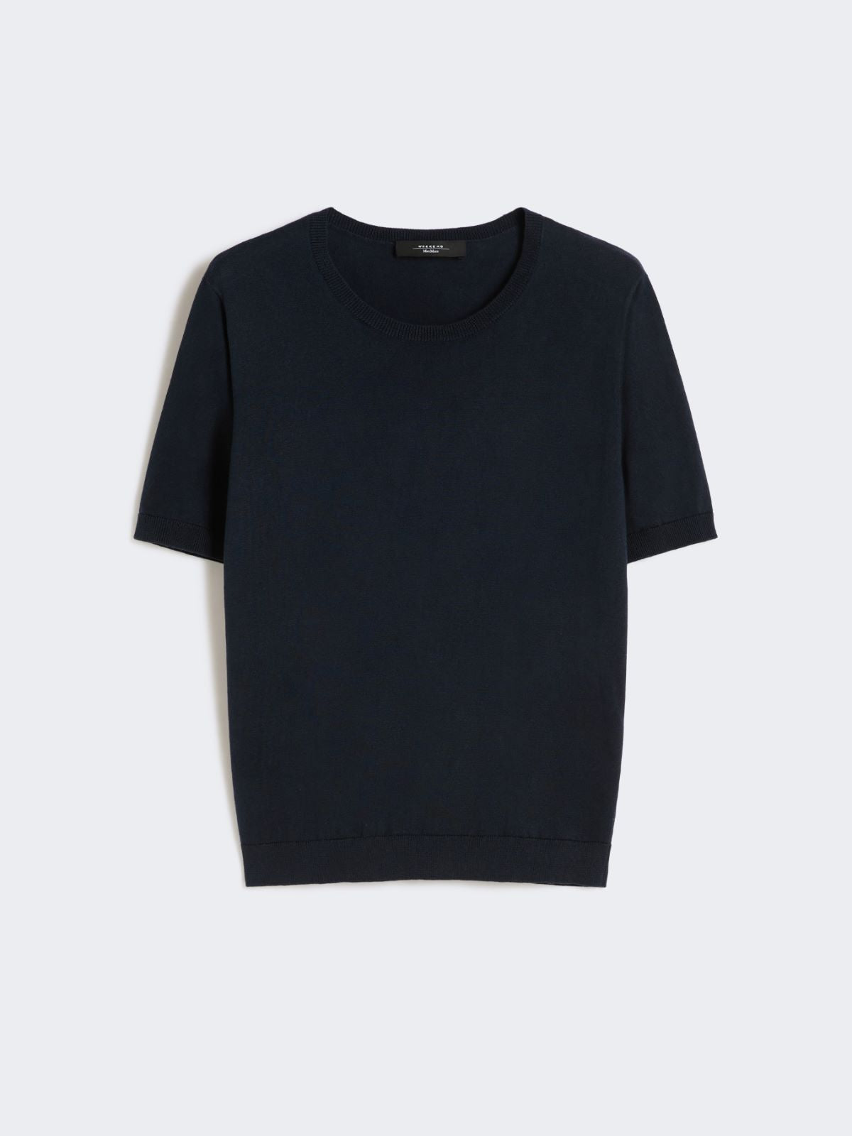 Silk and cotton jumper - Navy