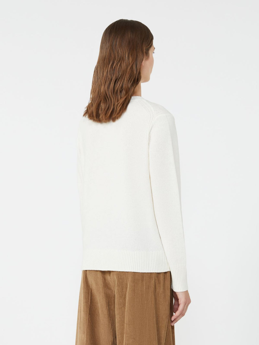 Cashmere yarn jumper - Ecru