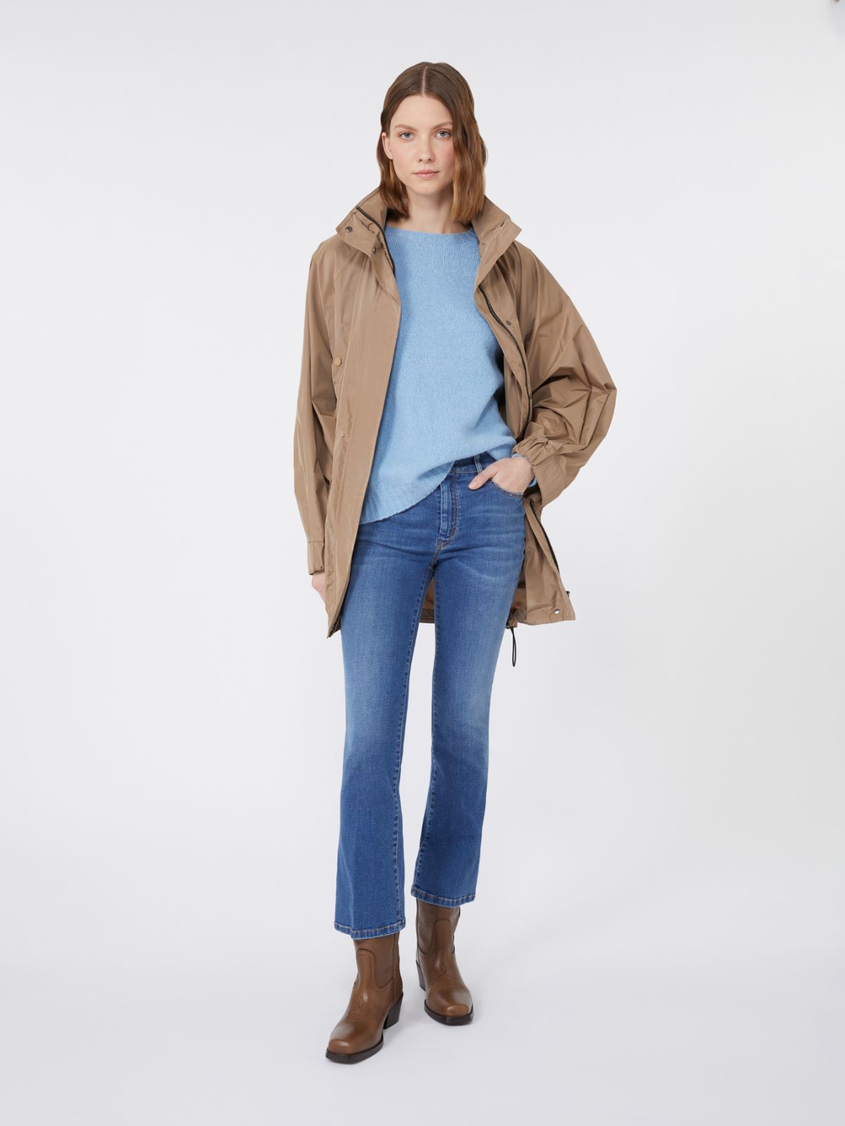 Alpaca and cotton sweater - Light blue