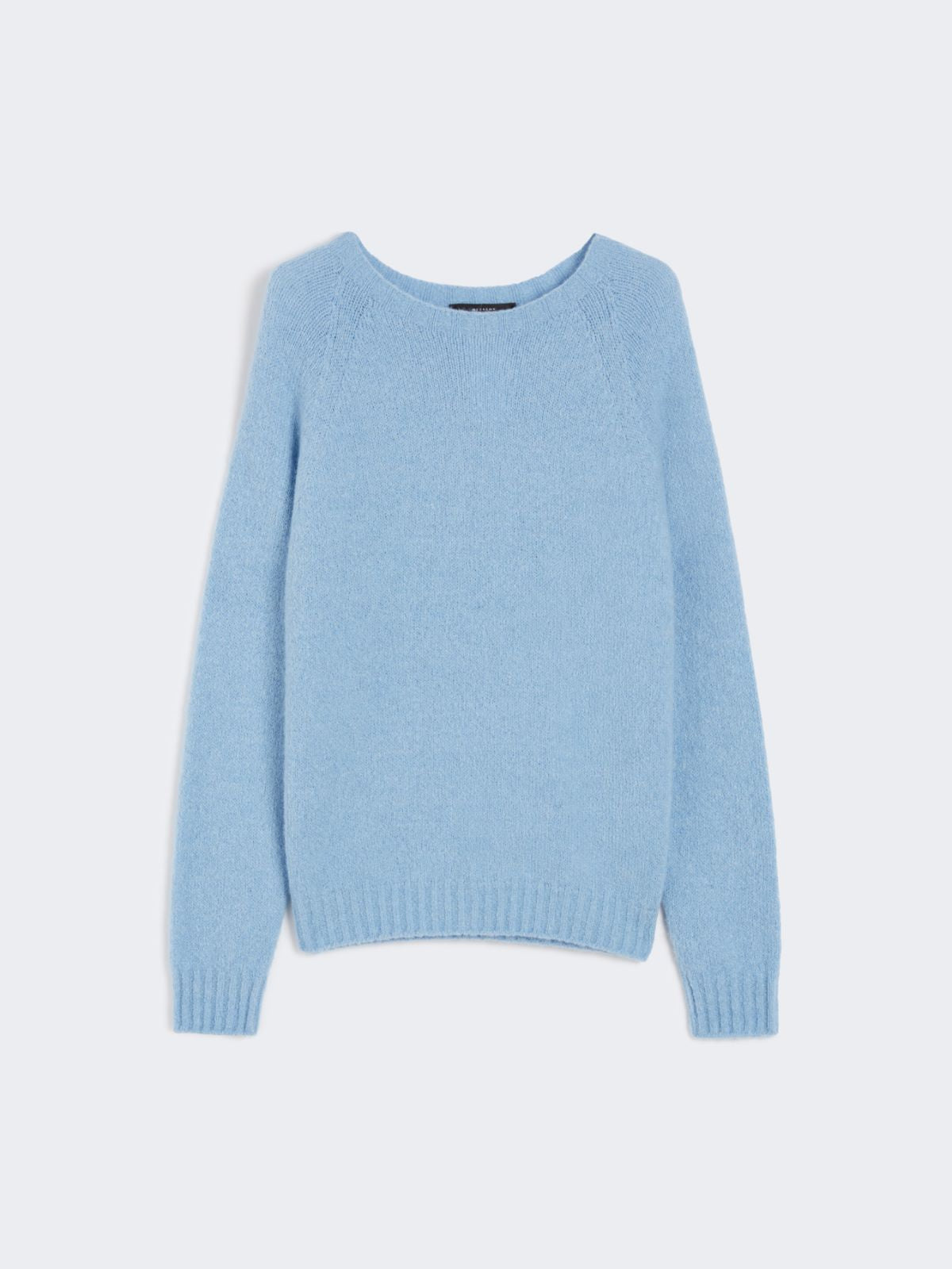 Alpaca and cotton sweater - Light blue