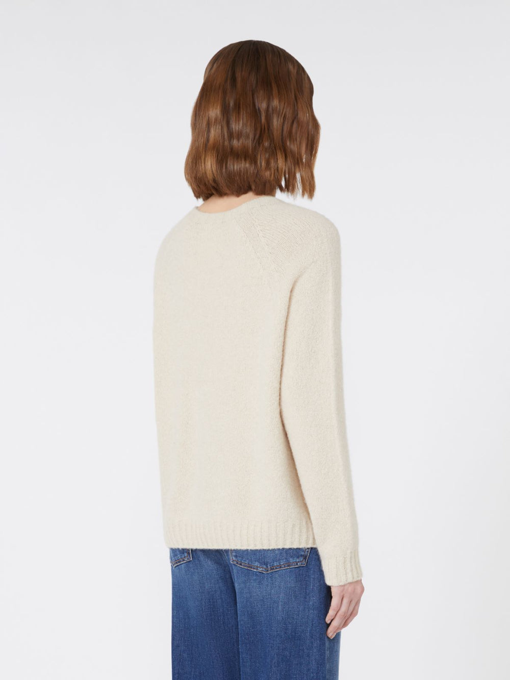 Alpaca and cotton sweater - Ivory