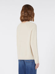 Alpaca and cotton sweater - Ivory