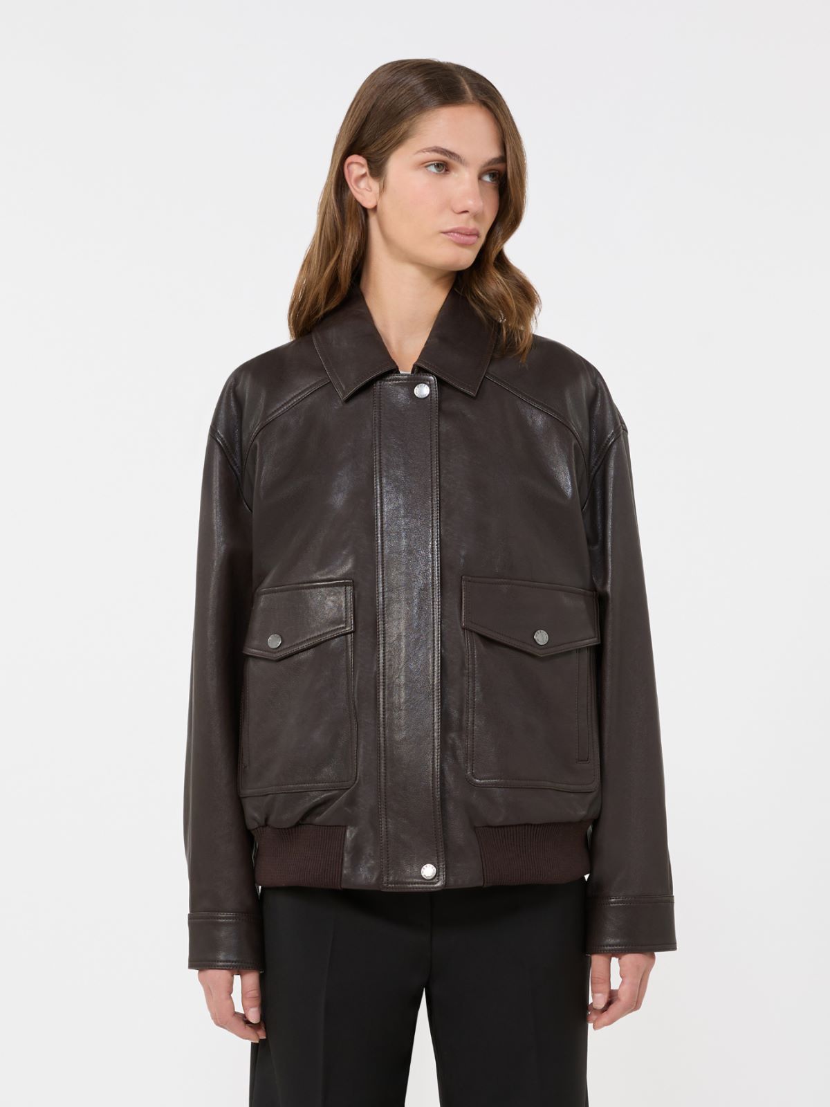 Leather jacket - Brown