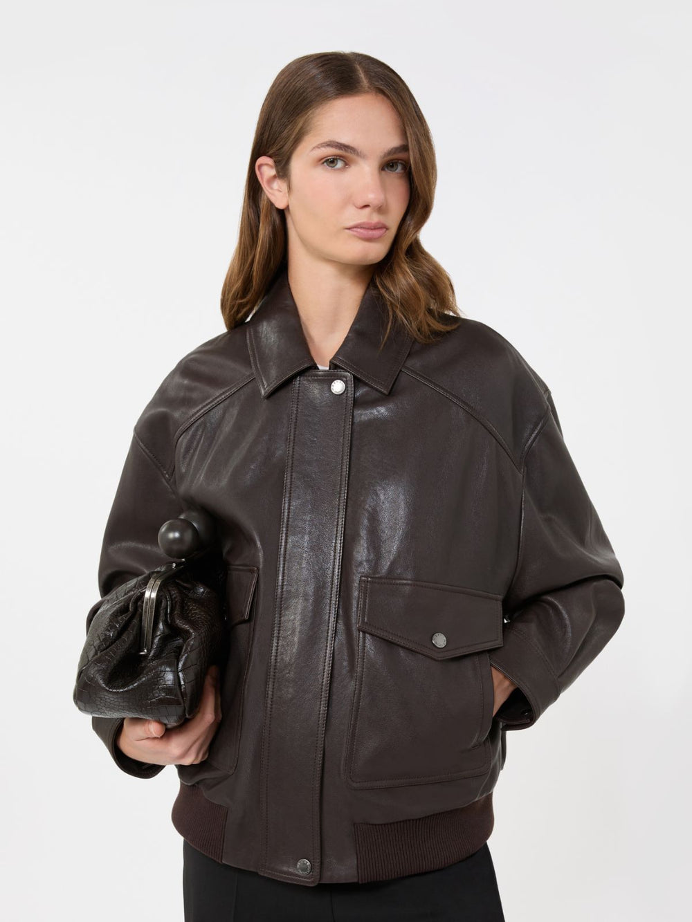 Leather jacket - Brown