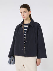 Reversible taffeta jacket - Navy